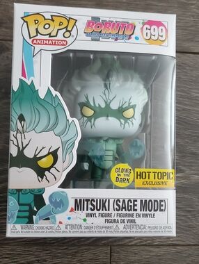 BORUTO Mitsuki (Sage Mode) #699 Glows In The Dark Funko Pop Hot Topic Exclusive